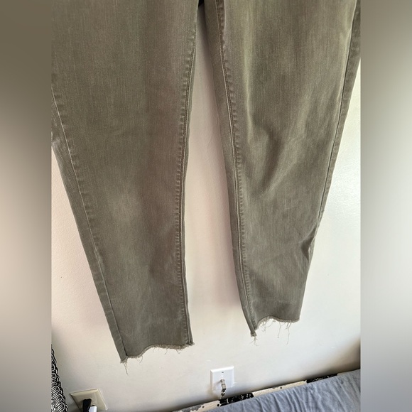 J Jill denim authentic fit cropped women’s green pants size 8 - Picture 4 of 12